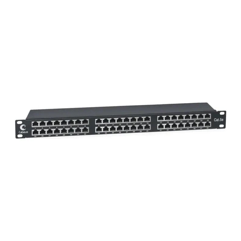 Патч-панель Cabeus PLHD-48-CAT.5E-SH-DUAL IDC-1U