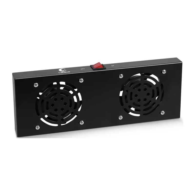 Модуль вентиляторный Cabeus TRAY-FAN2-BK черный