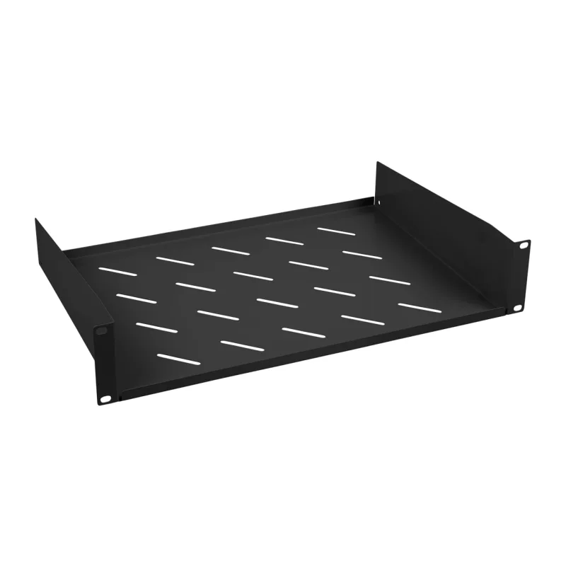 Полка стационарная Cabeus SH-J017-2U-315-BK черный