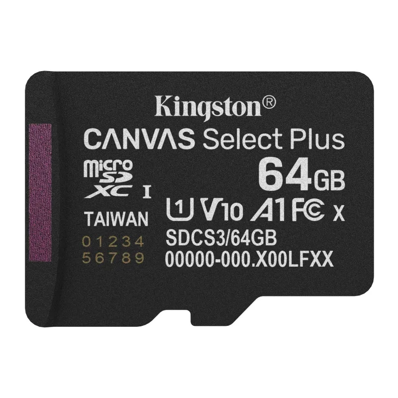 Карта памяти Kingston Canvas Select Plus microSDXC 64GB (SDCS3/64GBSP)