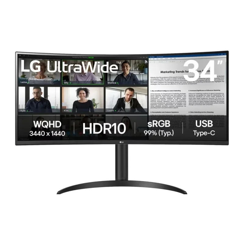 Монитор LG UltraWide 34WR55QK-B (34WR55QK-B.AEU)