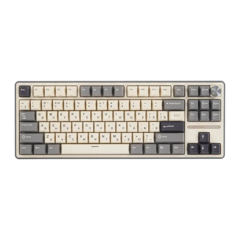 Клавиатура Royal Kludge RK R87 Pro Half Grey/Brown switch
