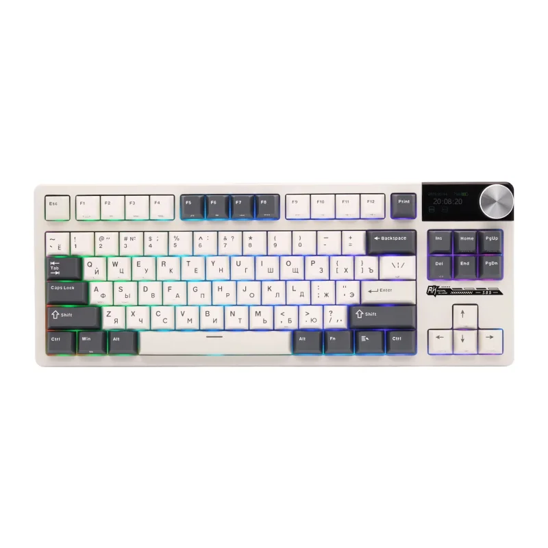 Клавиатура Royal Kludge RK S85 White Night/Cloud switch