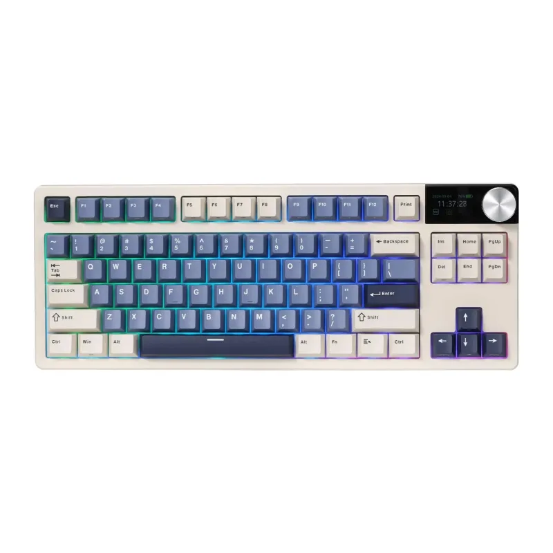Клавиатура Royal Kludge RK S85 Horizon Blue/Beige switch