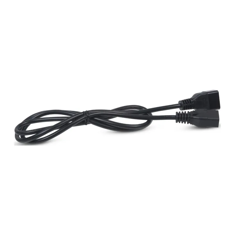 Шнур питания Cabeus PC-IEC19-IEC20-1.8M черный