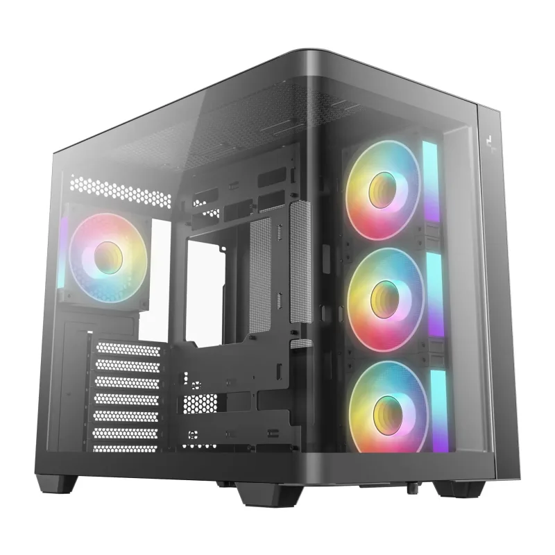 Корпус DeepCool CG530U 4F ATX без БП черный (R-CG530U-BKAGA4-G)