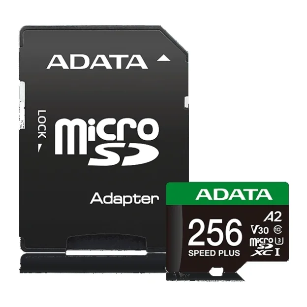 Карта памяти A-Data Speed Plus microSDXC 256GB (UD256GUI3V30A2SP-RA1)