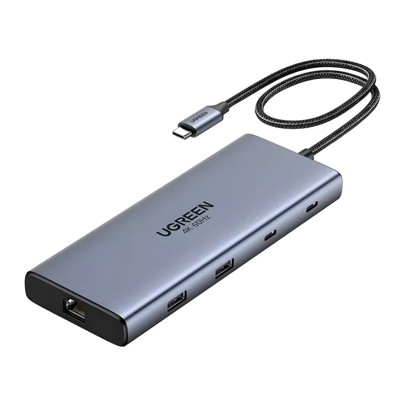 USB-хаб Ugreen CM639	Space Gray (35625)