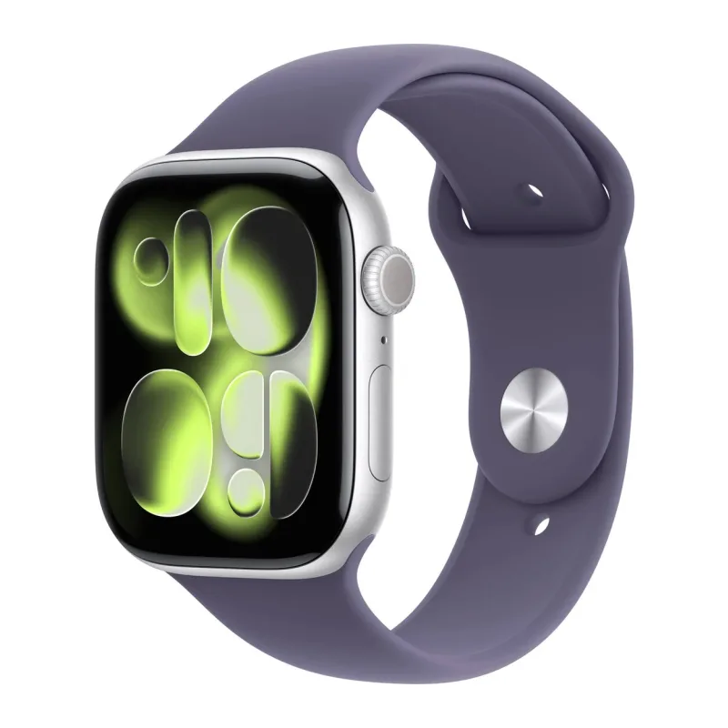 Умные часы Apple Watch Series 11 GPS 46mm Silver Al Case Purple Fog Sport Band S/M A3333 (MEV94RK/A)