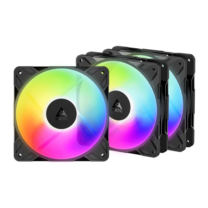 Вентилятор для корпуса Arctic P12 Pro Reverse A-RGB 3 Pack (ACFAN00333A)