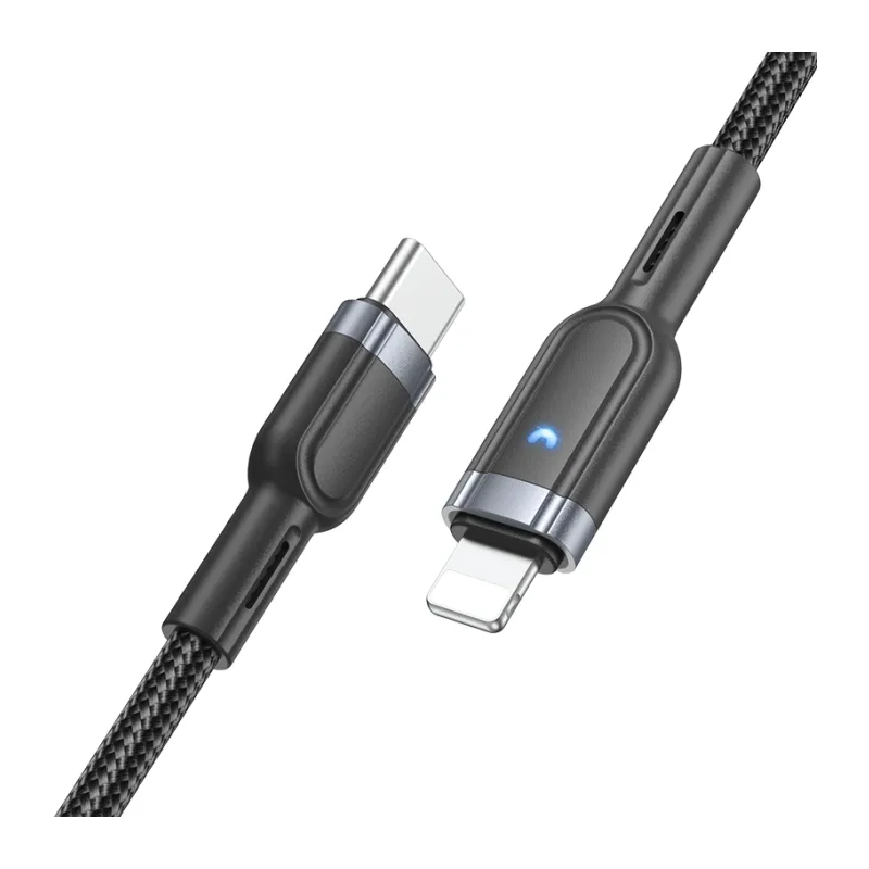 Кабель Hoco U117 IP 01467 1.2м черный