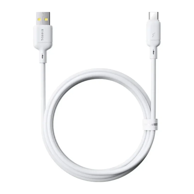 Кабель Baseus CB000176 Silky 2м Moon White (P10377703213-03)