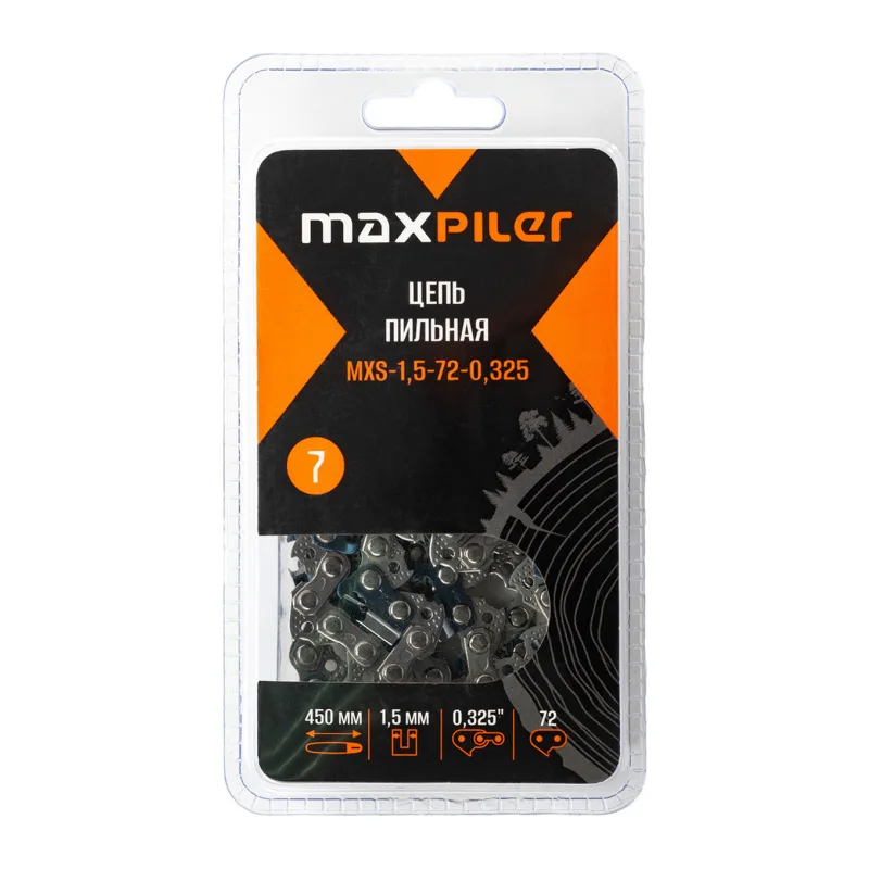 Цепь для пилы MaxPiler MXS-1,5-72-0,325