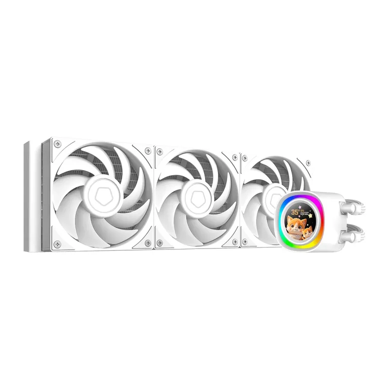 Система жидкостного охлаждения для процессора ID-Cooling FX360 LCD PE White