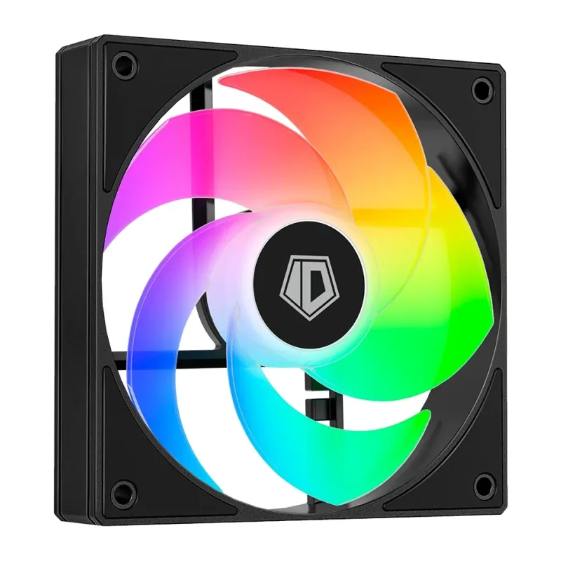 Вентилятор для корпуса ID-Cooling AS-120-ARGB-KR черный