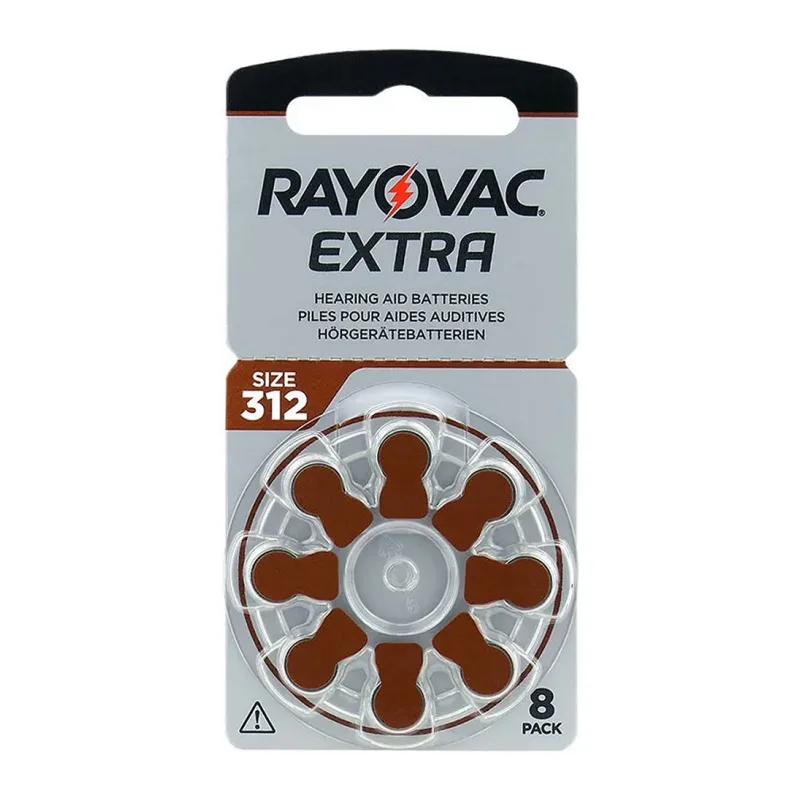 Батарейка Rayovac Extra 312 BL8