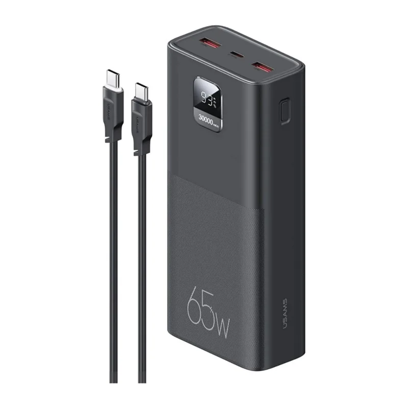 Портативное зарядное устройство Usams CD185 PB68 Black (ATXLOGTC01)