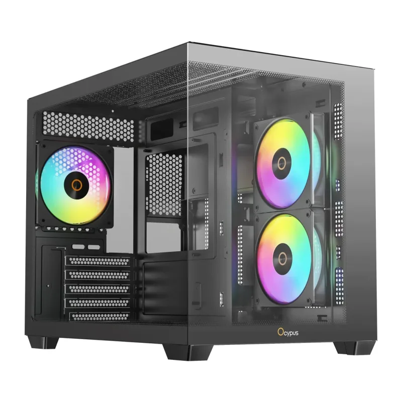 Корпус Ocypus Gamma C54 BK ARGB без БП черный (Gamma-C54-BKD300XX-GL)