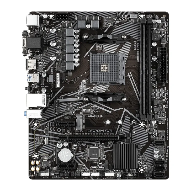 Материнская плата Gigabyte A520M S2H rev. 1.3
