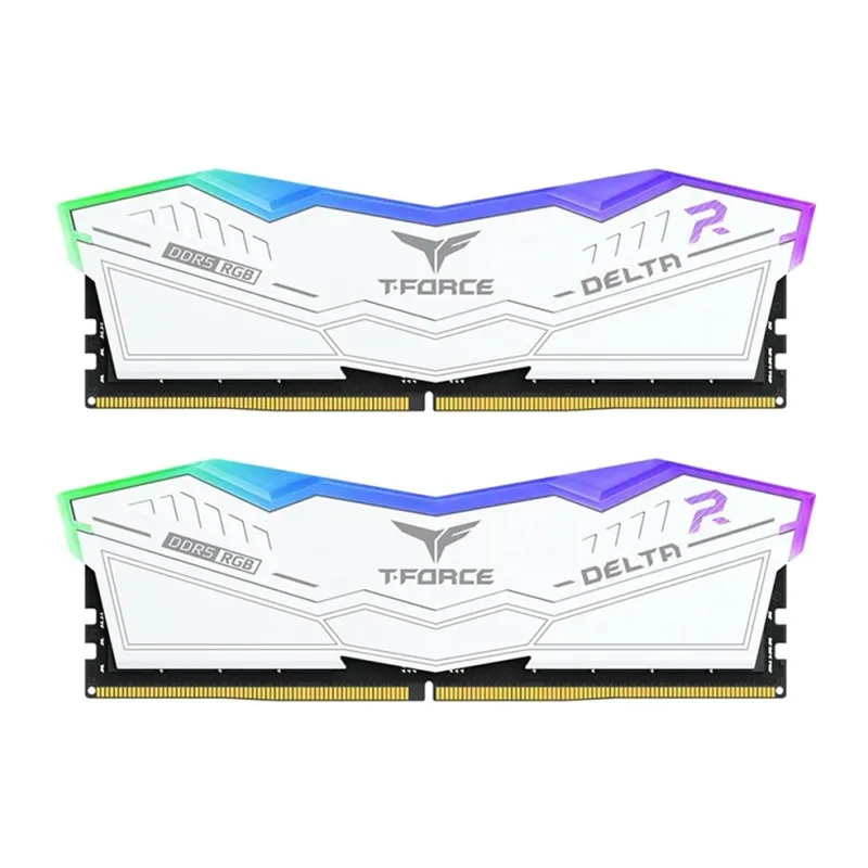 Оперативная память Team Group T-Force Delta RGB 32Gb DDR5 White (FF4D532G6000HC28ADC01)