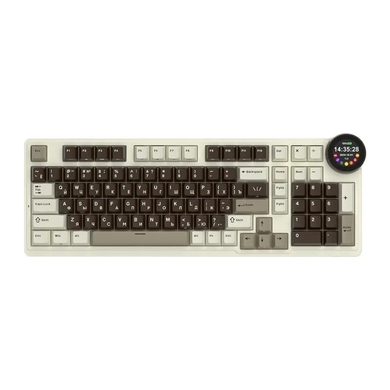 Клавиатура Royal Kludge RK N99 Violet switch/Mokko Grey