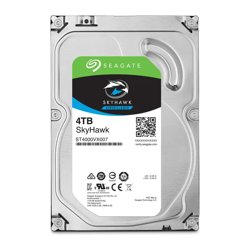 Жесткий диск Seagate Skyhawk 4TB Pull (ST4000VX007)