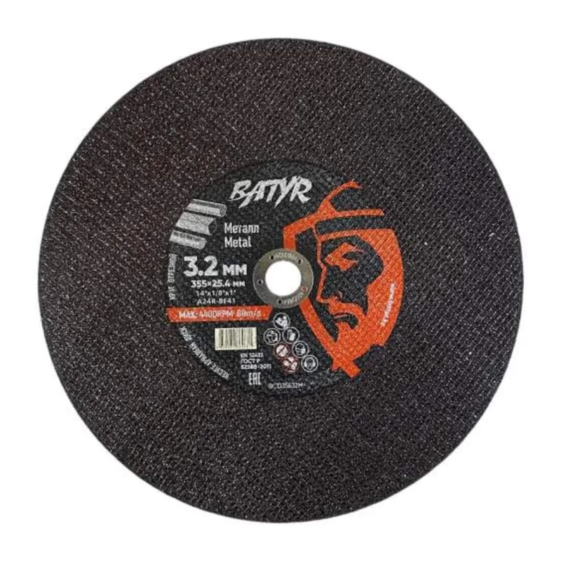 Отрезной диск Batyr T41-355x3.2x25.4 (BCD35532M)