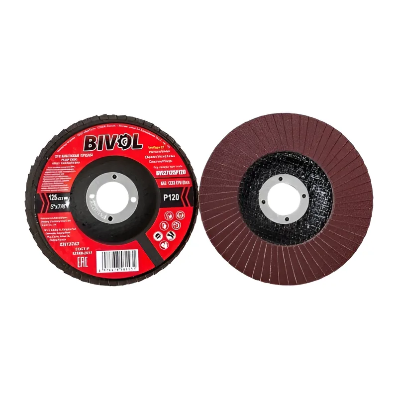 Круг лепестковый торцевой Bivol 125x22.2мм P120 (BVL27125P120)