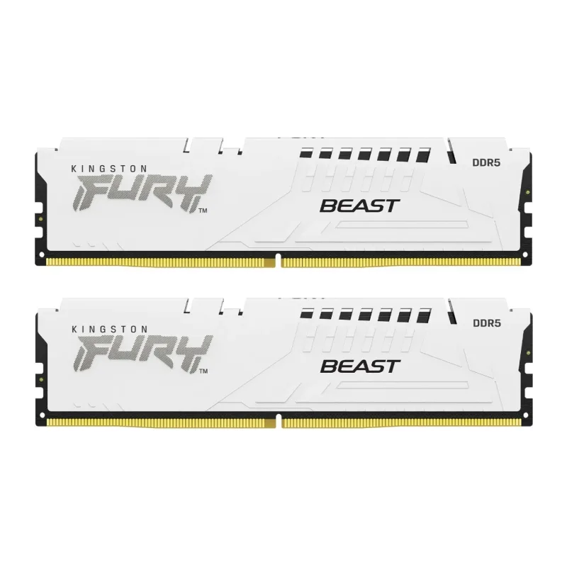 Оперативная память Kingston Fury Beast 32Gb DDR5 White (KF564C32BWEK2-32)