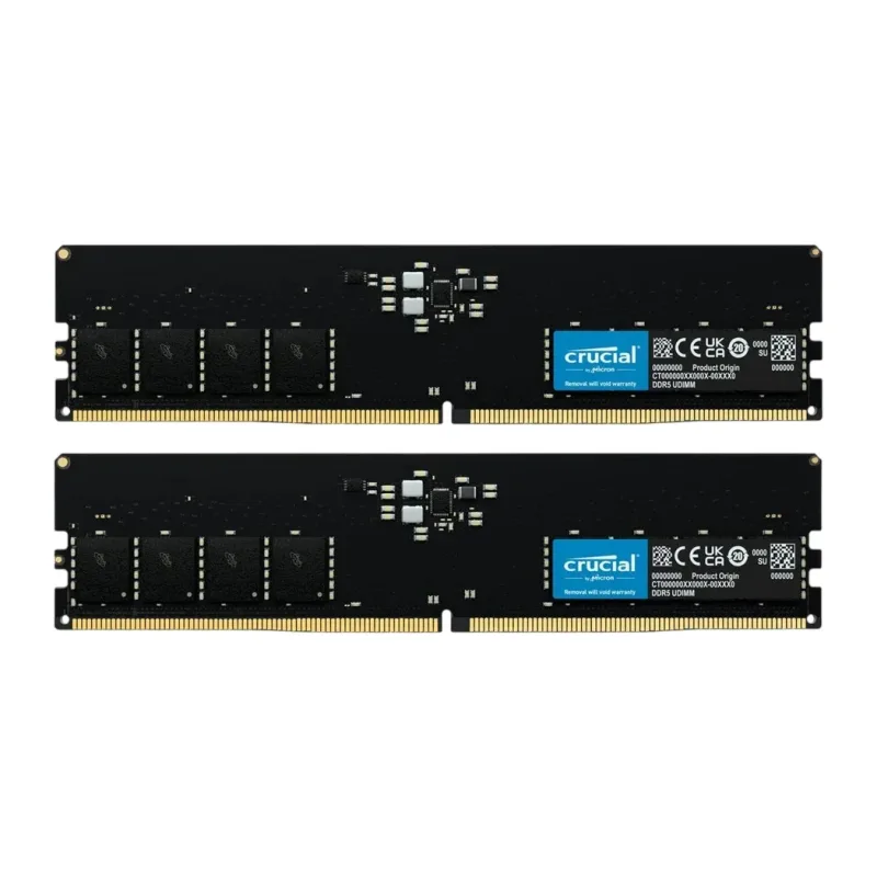 Оперативная память Crucial 64GB DDR5 Black (CT2K32G56C46U5)