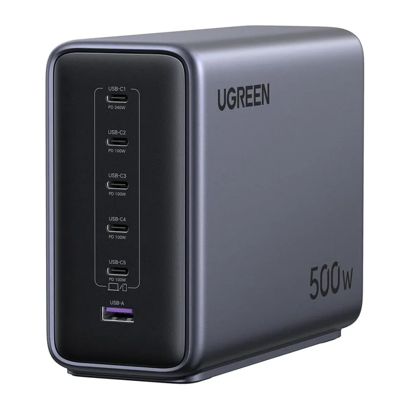 Сетевое зарядное устройство Ugreen X759 Space Gray (55550)