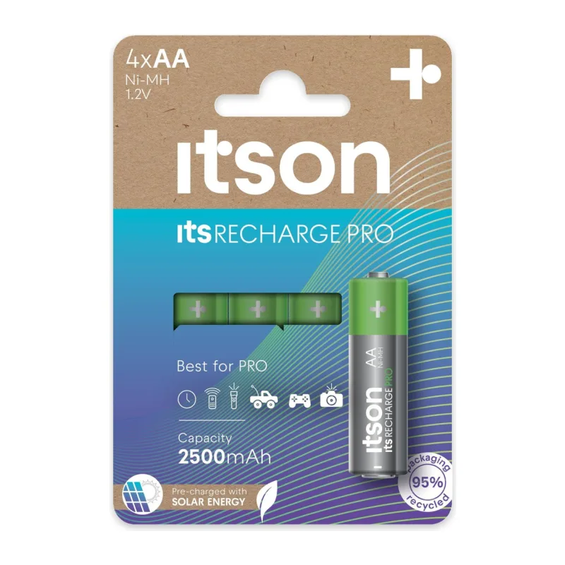 Батарейка Itson Rechargeable HR06 AA 2500mAh Blister 4 4pcs/Pack