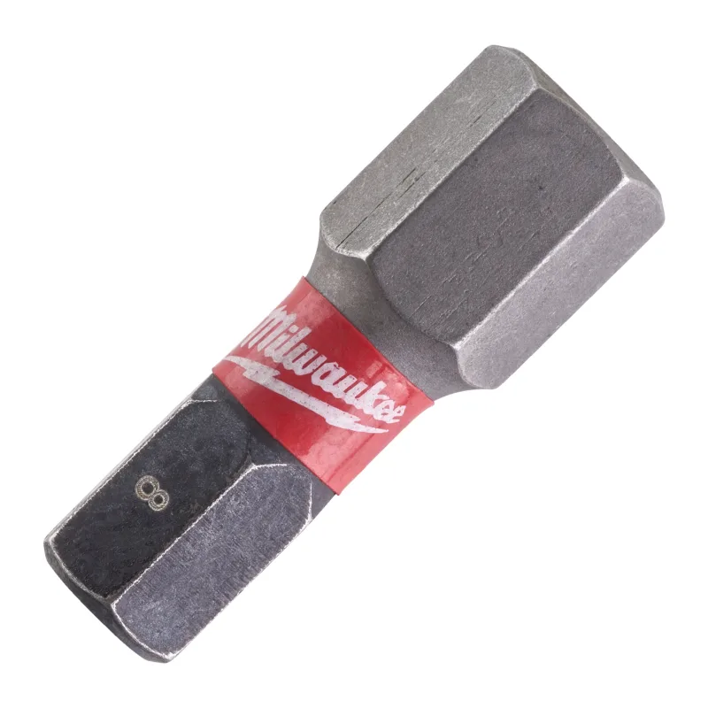 Бита Milwaukee Shockwave Hex8 25мм 3шт (4932500383)