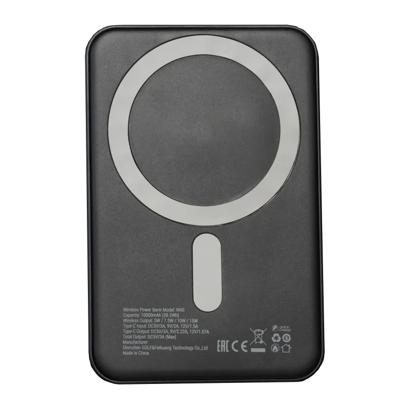 Портативное зарядное устройство Roome MagCity W60 Black (RMMGC10K)