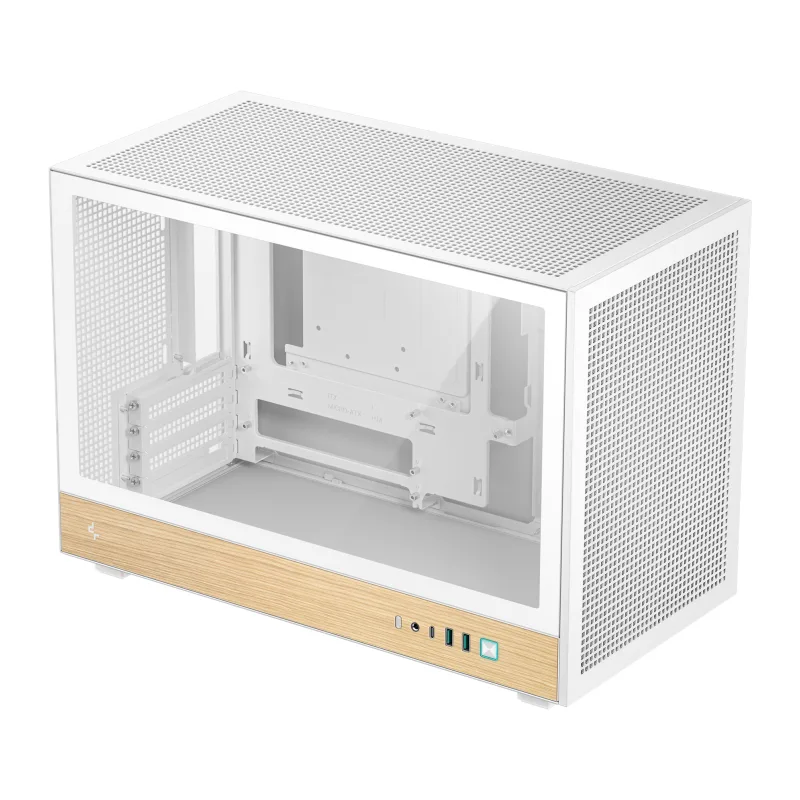 Корпус Deepcool CH260 Wood WH без БП (R-CH260-WHNWM0-G-1)