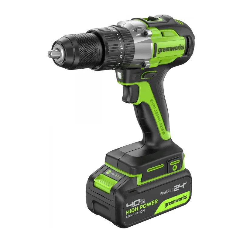 Дрель-шуруповерт Greenworks GD24DD60 (3704107CUB)