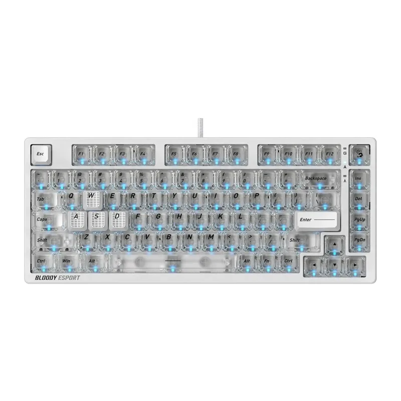 Клавиатура A4Tech MS76 белый
