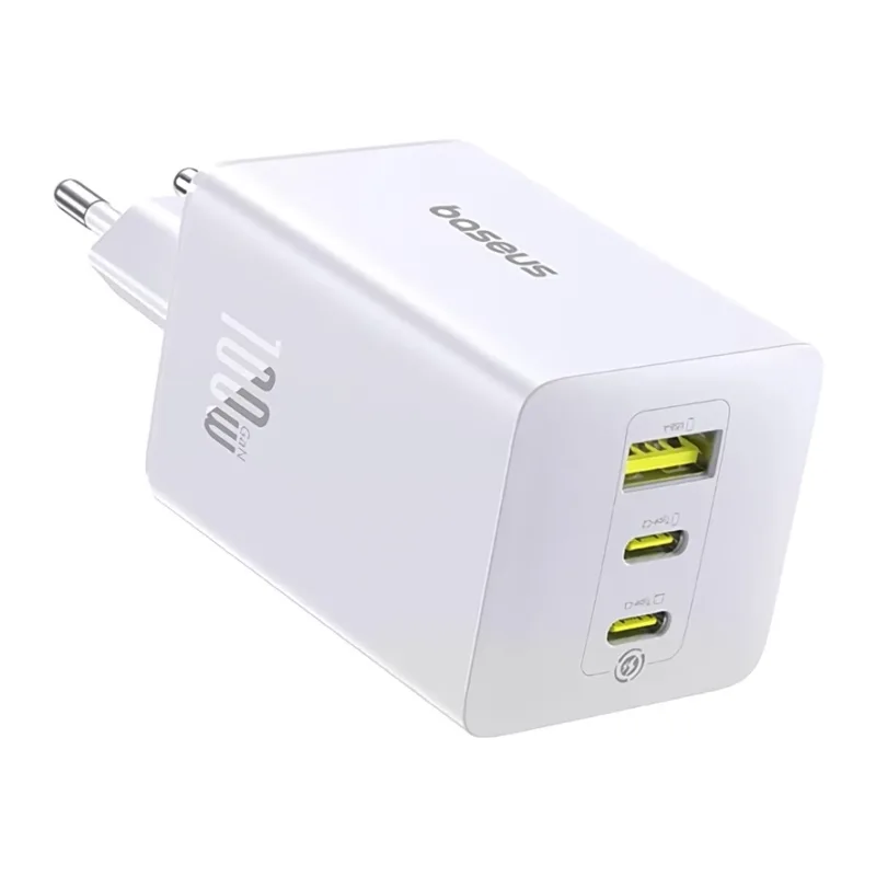 Сетевое зарядное устройство Baseus EnerFill FE11 2C+U 100W Moon White (P10182102213-00)