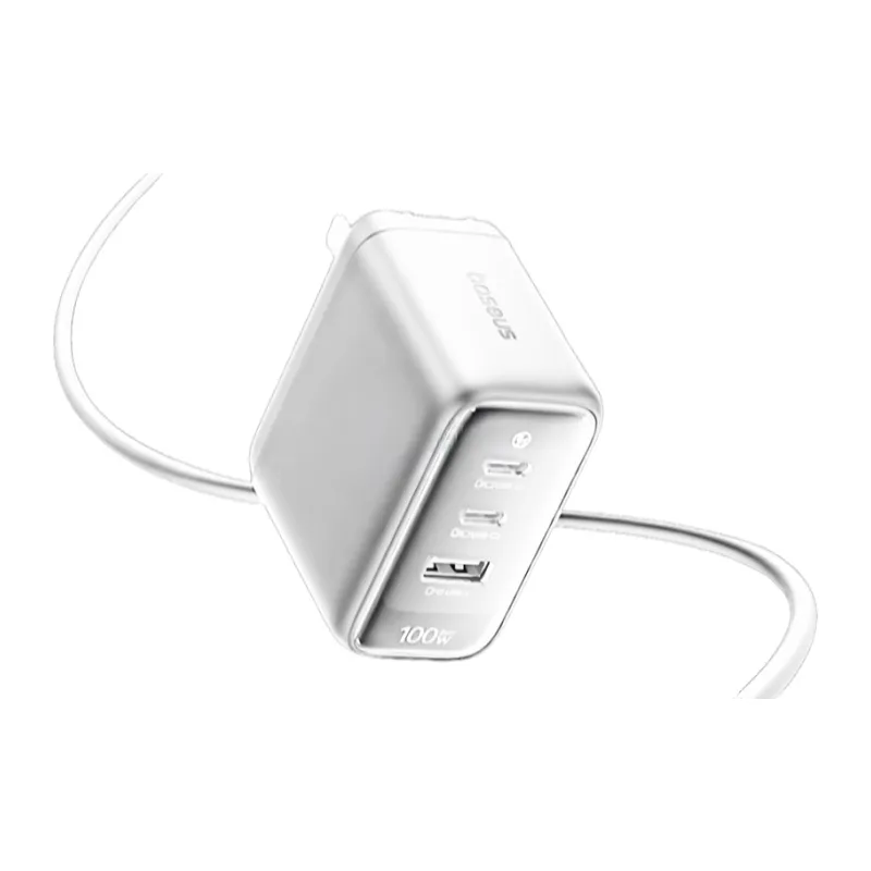 Сетевое зарядное устройство Baseus EnerFill FE22 2C+U 100W Moon White (E0123801)
