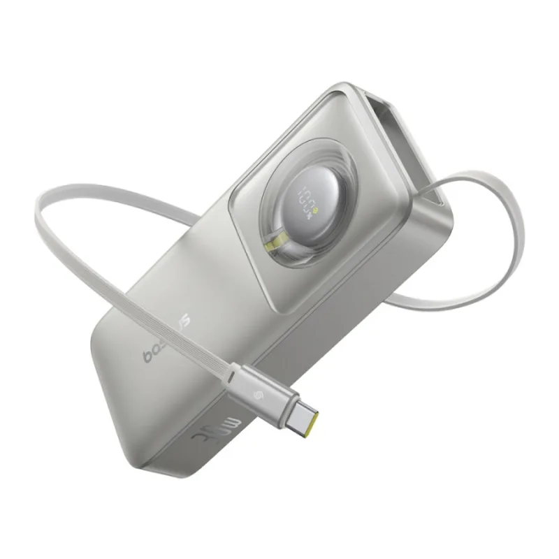 Портативное зарядное устройство Baseus Free2Pull PPSS1030 Lunar Gray (P10073701843-00)
