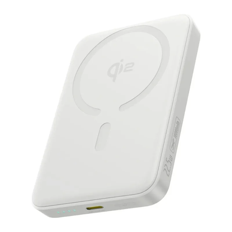 Портативное зарядное устройство Baseus EnerFill FM12 Qi2 Magnetic E00285 Moon White (E0028501)
