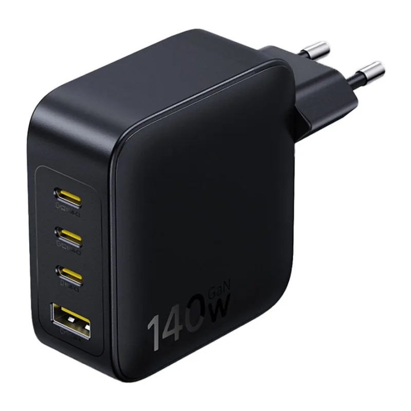 Сетевое зарядное устройство Baseus E0121J00 EnerFill FH11 GaN Fast Charger 3C+U 140W Cosmic Black (E0121J)