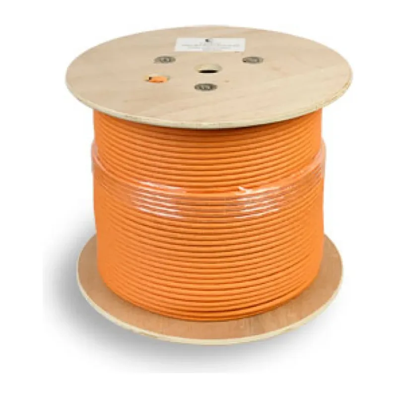 Кабель витая пара Cabeus SSTP-4P-CAT.7-PATCH-IN-LSZH оранжевый