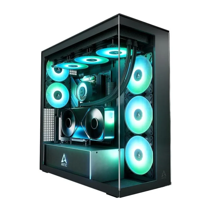 Корпус Arctic Xtender VG без БП Black/Clear Glass (ACPCC00024A)