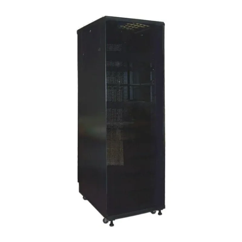Шкаф телекоммуникационный TWT TWT-CBB-42U-8X10-P1 черный
