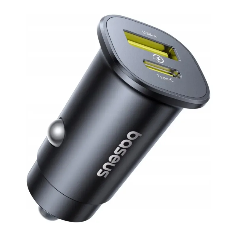 Автомобильное зарядное Baseus BS-C15C1 GoTrip DP1 Car Charger C+U 30W Cosmic Black (C00072300123-00)
