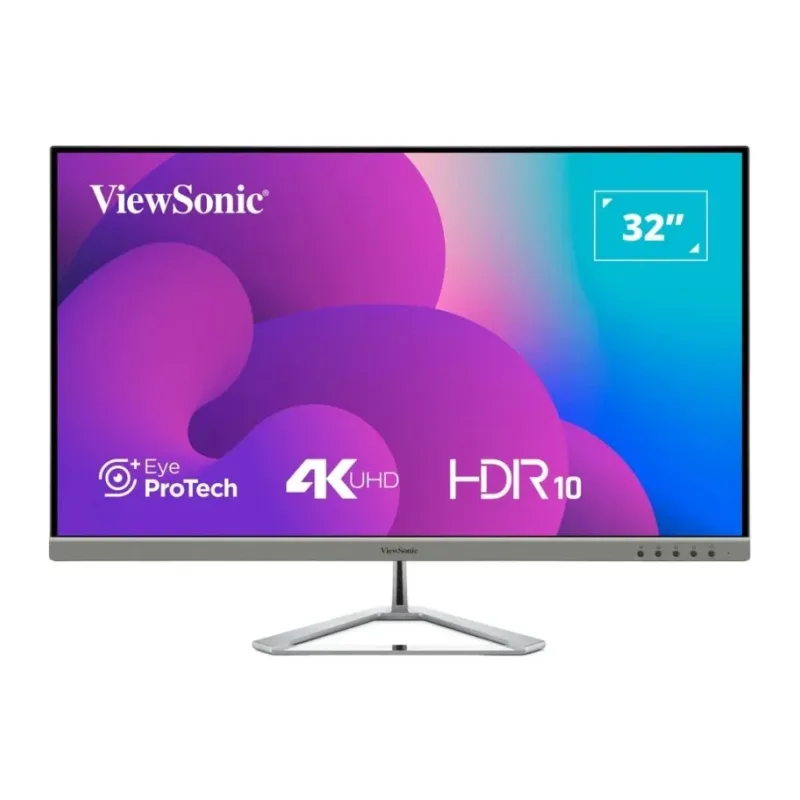 Монитор ViewSonic VX3276-4K-MHD-2 серебристый