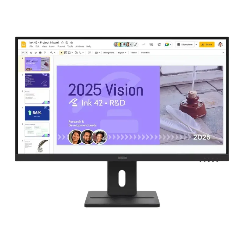 Монитор Lenovo ThinkVision E27Q-40 черный (64BDGAT4UK)
