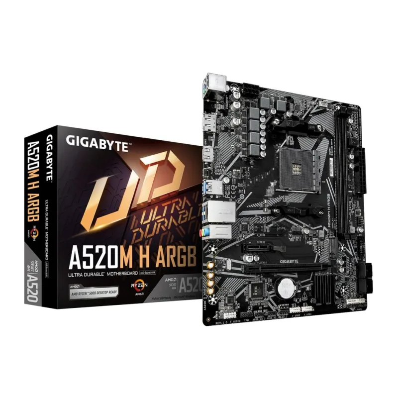 Материнская плата GigaByte A520M H ARGB DDR4