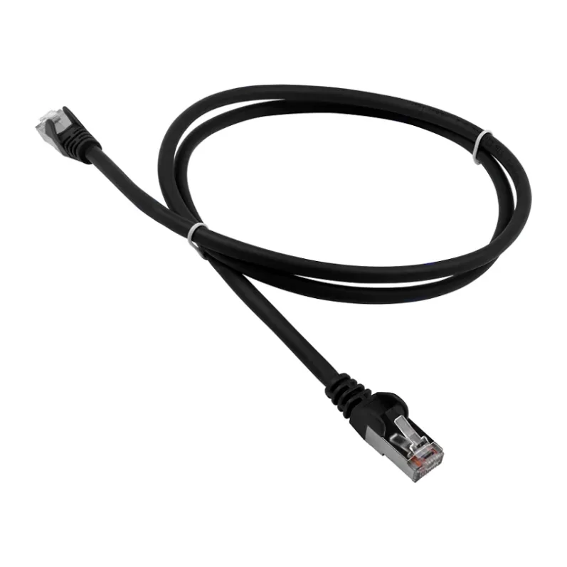 Патч-корд Lanmaster LAN-PC45/S5E-1.0-BK черный